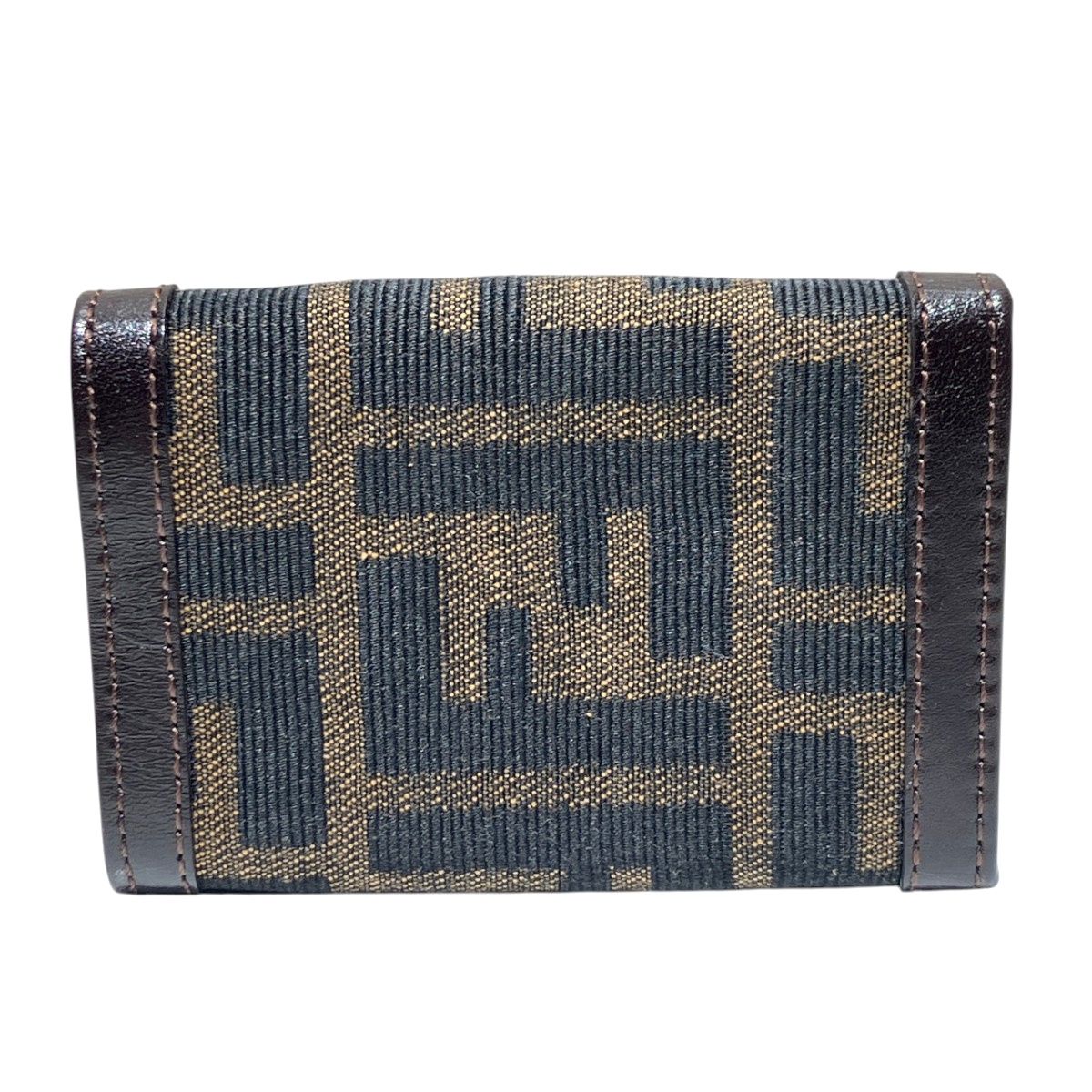 Fendi Key Case Canvas Leather Key Holder — view 2