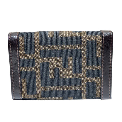 Fendi Key Case Canvas Leather Key Holder — view 2