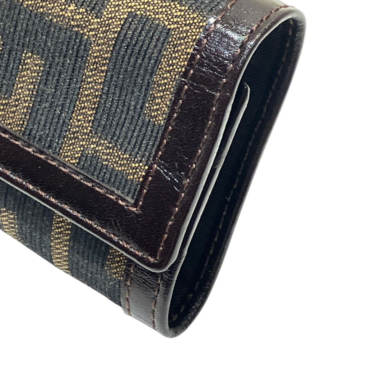 Fendi Key Case Canvas Leather Key Holder — view 6
