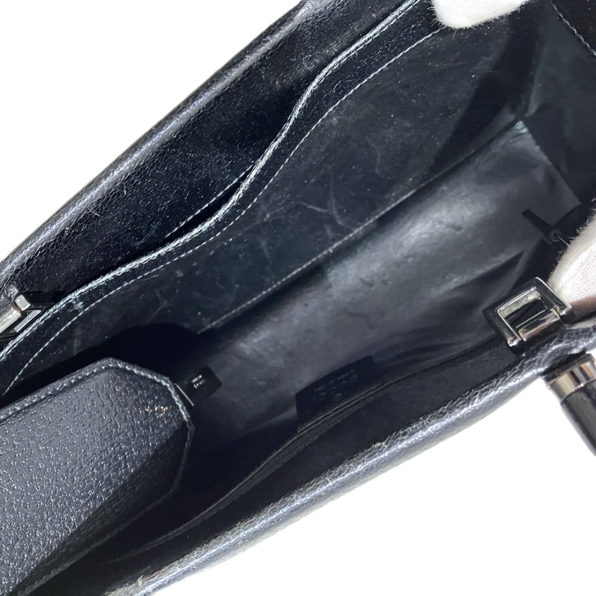 Gucci Bamboo 2-Way Handbag Leather — view 5