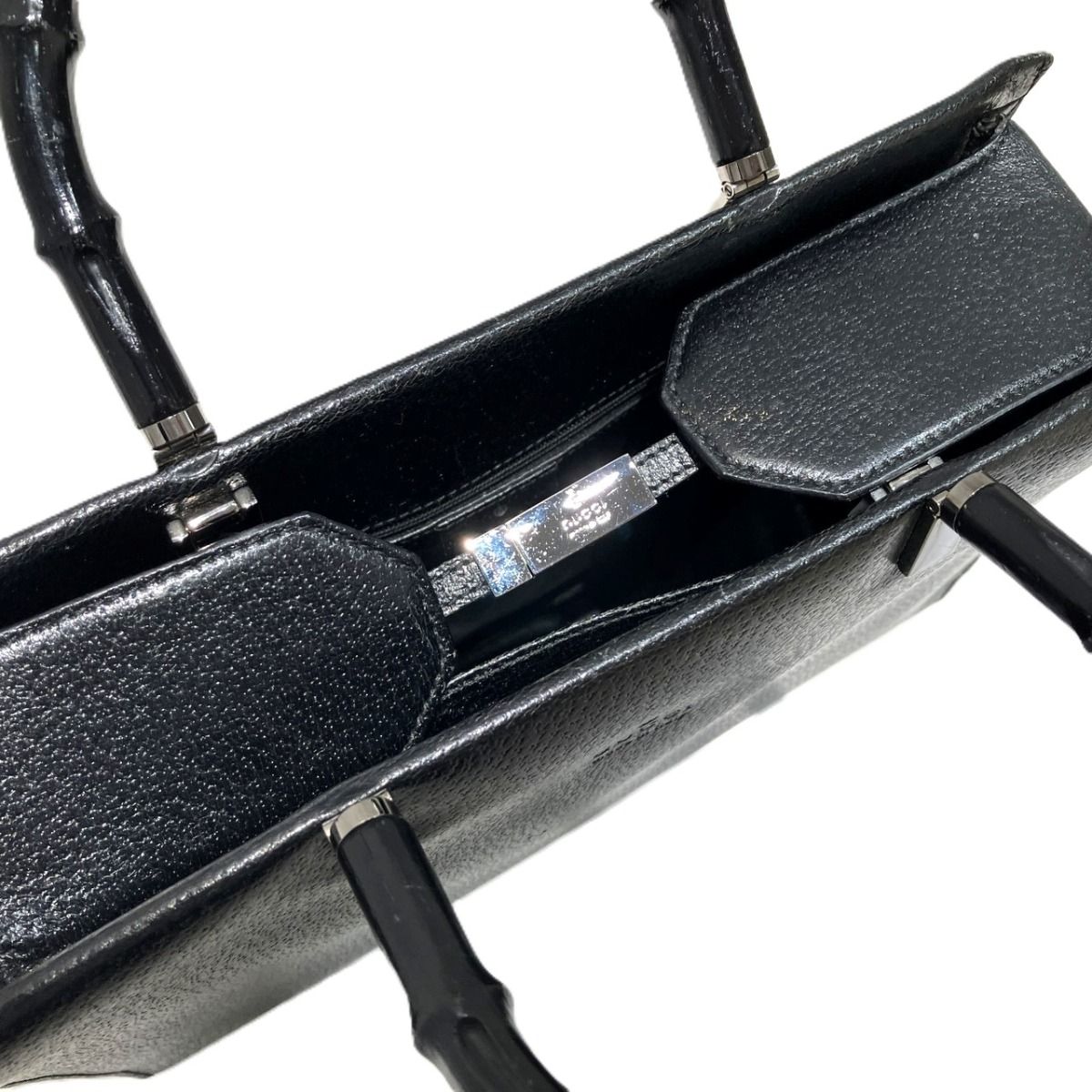 Gucci Bamboo 2-Way Handbag Leather — view 6