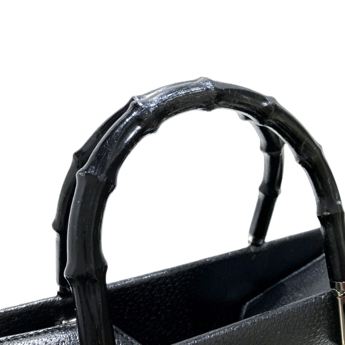 Gucci Bamboo 2-Way Handbag Leather — view 7
