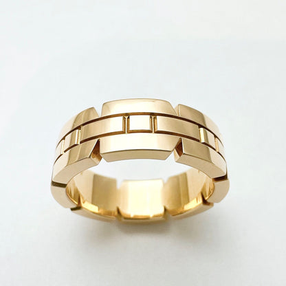 Cartier Tank Francaise Pink Gold Ring — view 3