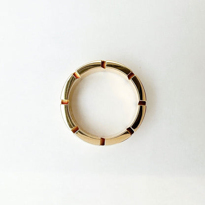 Cartier Tank Francaise Pink Gold Ring — view 4