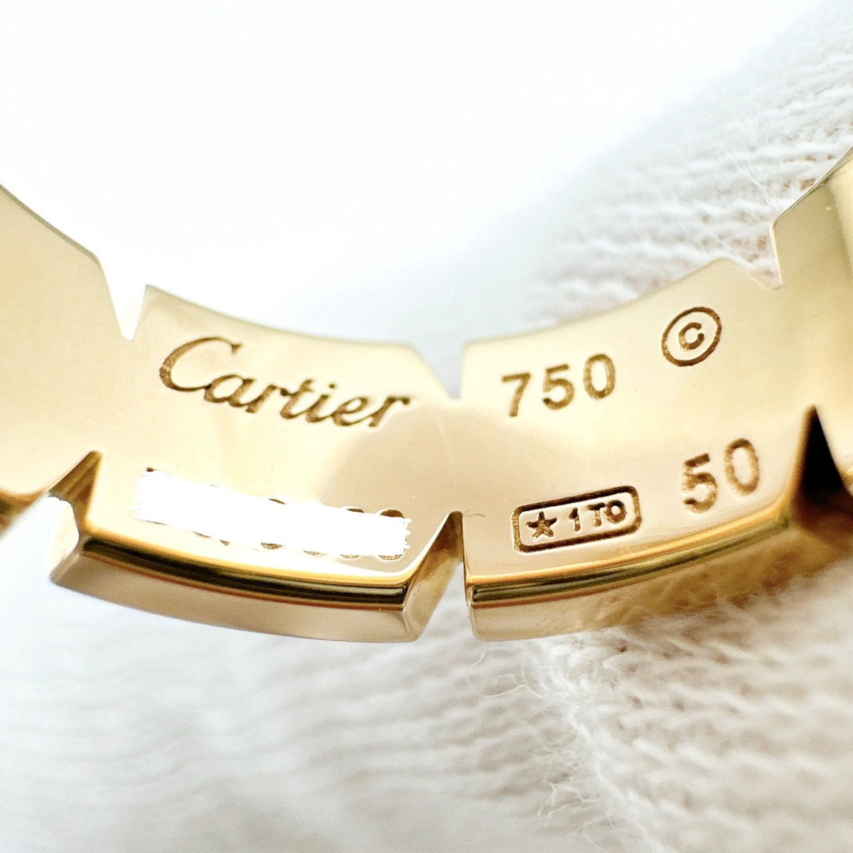 Cartier Tank Francaise Pink Gold Ring — view 5