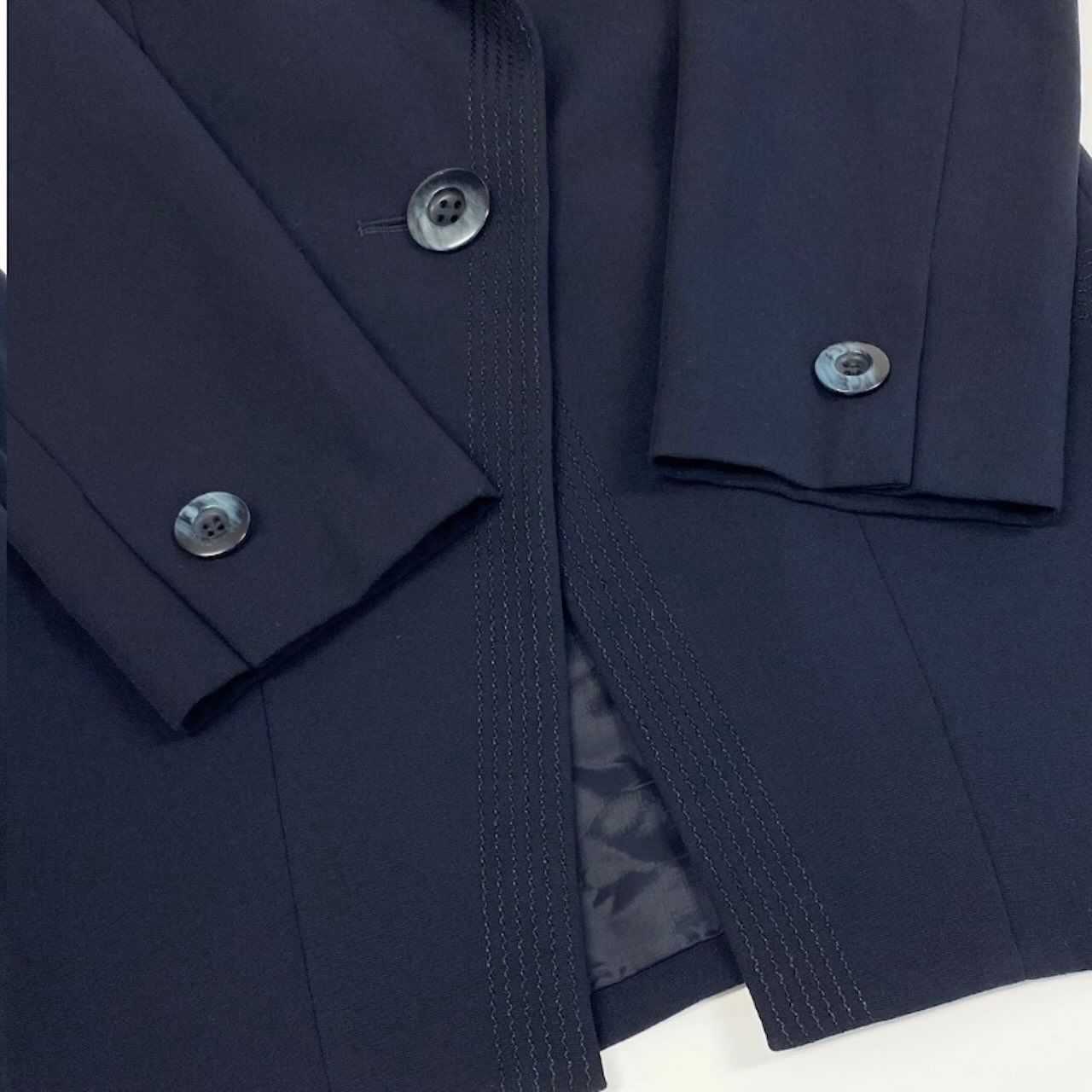 Dior Dark Navy Wool Blazer Jacket — view 6