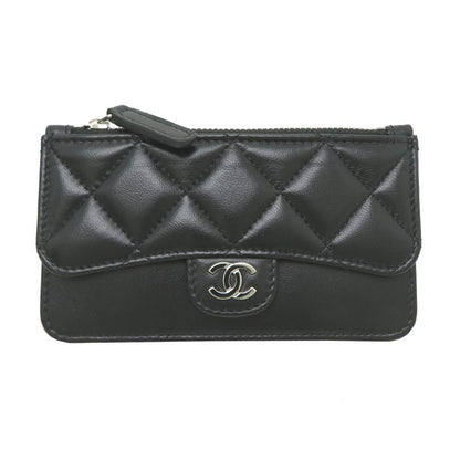 Chanel Card Case Card Holders Black