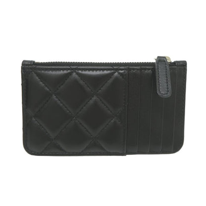 Chanel Card Case Card Holders Black — view 2