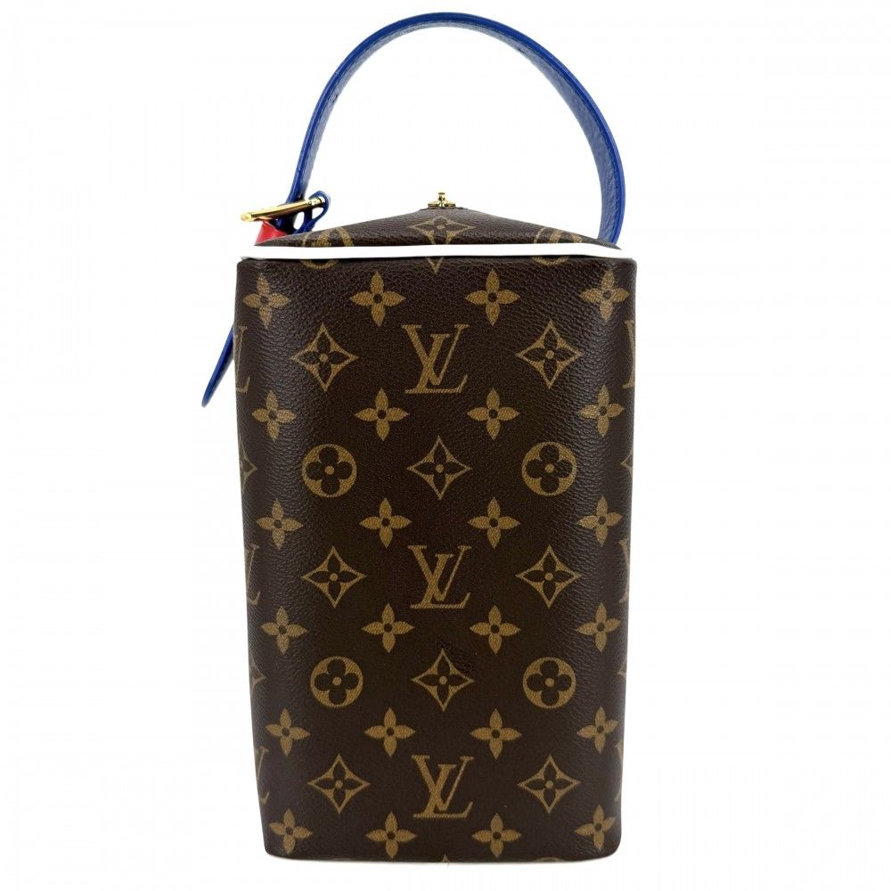 Louis Vuitton Handbag Monogram NBA Crocodile Drop Kit Collaboration Brown Gold — view 2