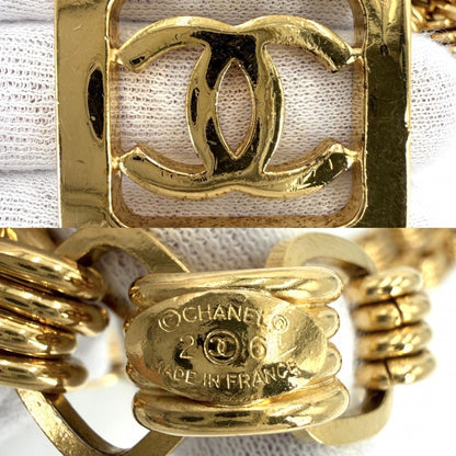 Chanel Belt CC Logo Chain Vintage 2 6 Gold Plated — view 3