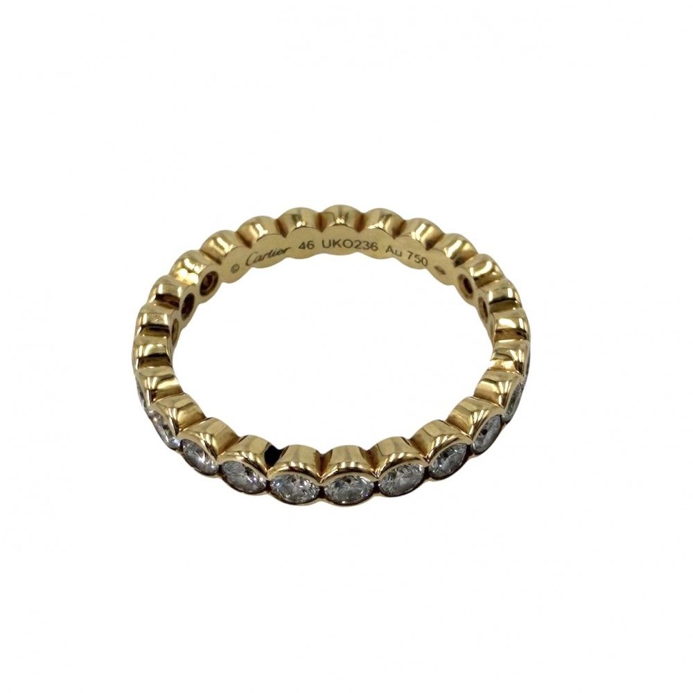 Cartier Ring Broderie de 46 18K Yellow Gold Diamond