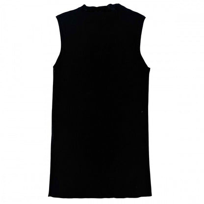 Chanel Tank Top Sleeveless Top 42 Black Cotton Summer — view 2