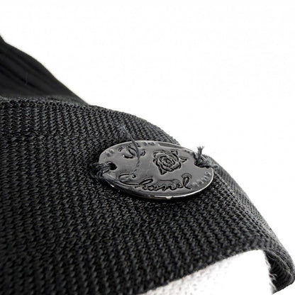 Chanel Top Ribbon Tank Top Camisole 38 Black Rayon Summer — view 7