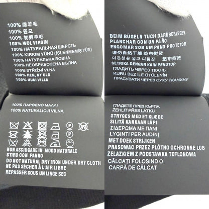 Prada Knit Turtleneck Triangle Logo Long Sleeve Top 36 Black Wool Sweater — view 5