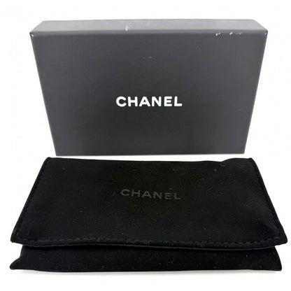 Chanel Card Case Stitch Boy CC Logo Caviar Leather Yellow Gold — view 8
