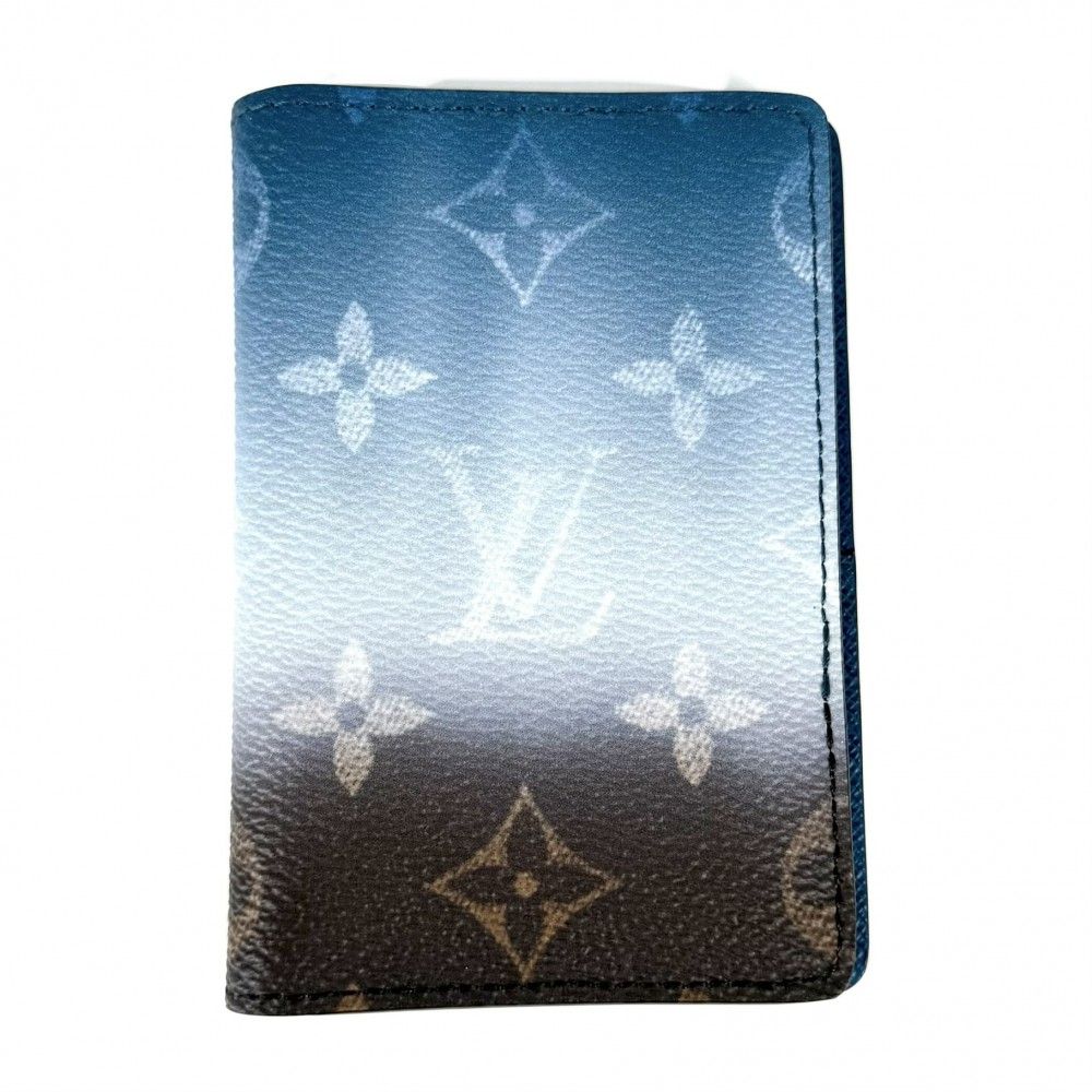 Louis Vuitton Card Case Monogram Pigment Organizer de Poche Business Holder