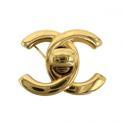 Chanel 96P Brooch CC Logo Turnlock