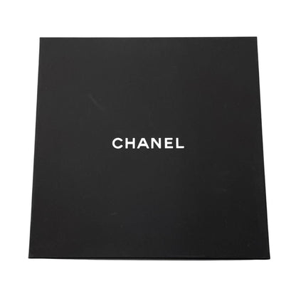 Chanel Silk Scarf Palm Tree Logo Blue White Green Pink — view 8