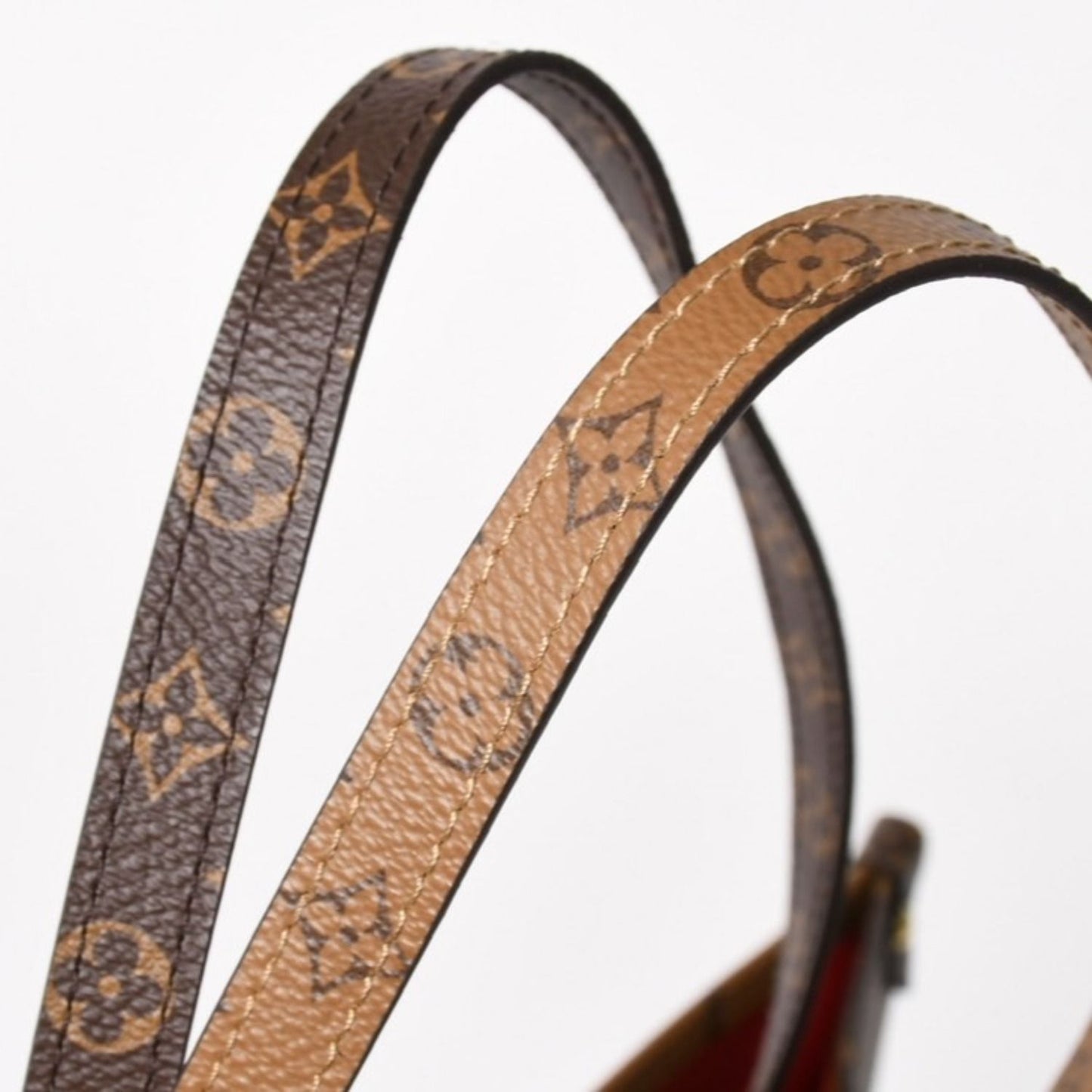 Louis Vuitton Monogram Giant Reverse On The Go MM Tote Bag Brown — view 7