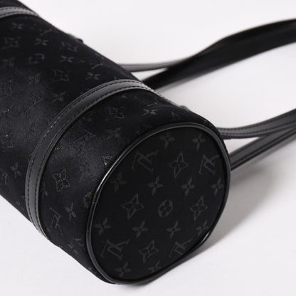 Louis Vuitton Little Papillon Handbag Monogram Black Silver — view 6