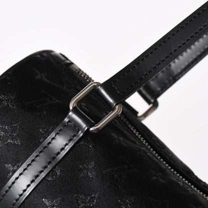Louis Vuitton Little Papillon Handbag Monogram Black Silver — view 8