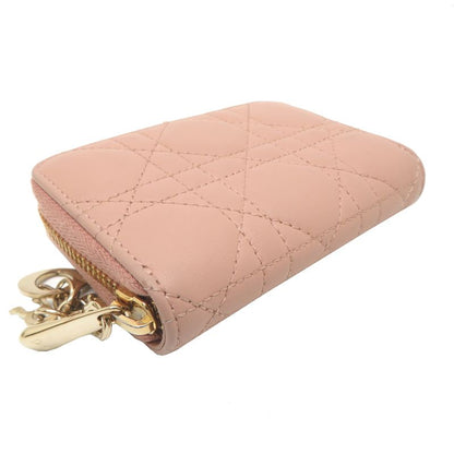 Dior Coin Case Coin Purse Pink — view 3