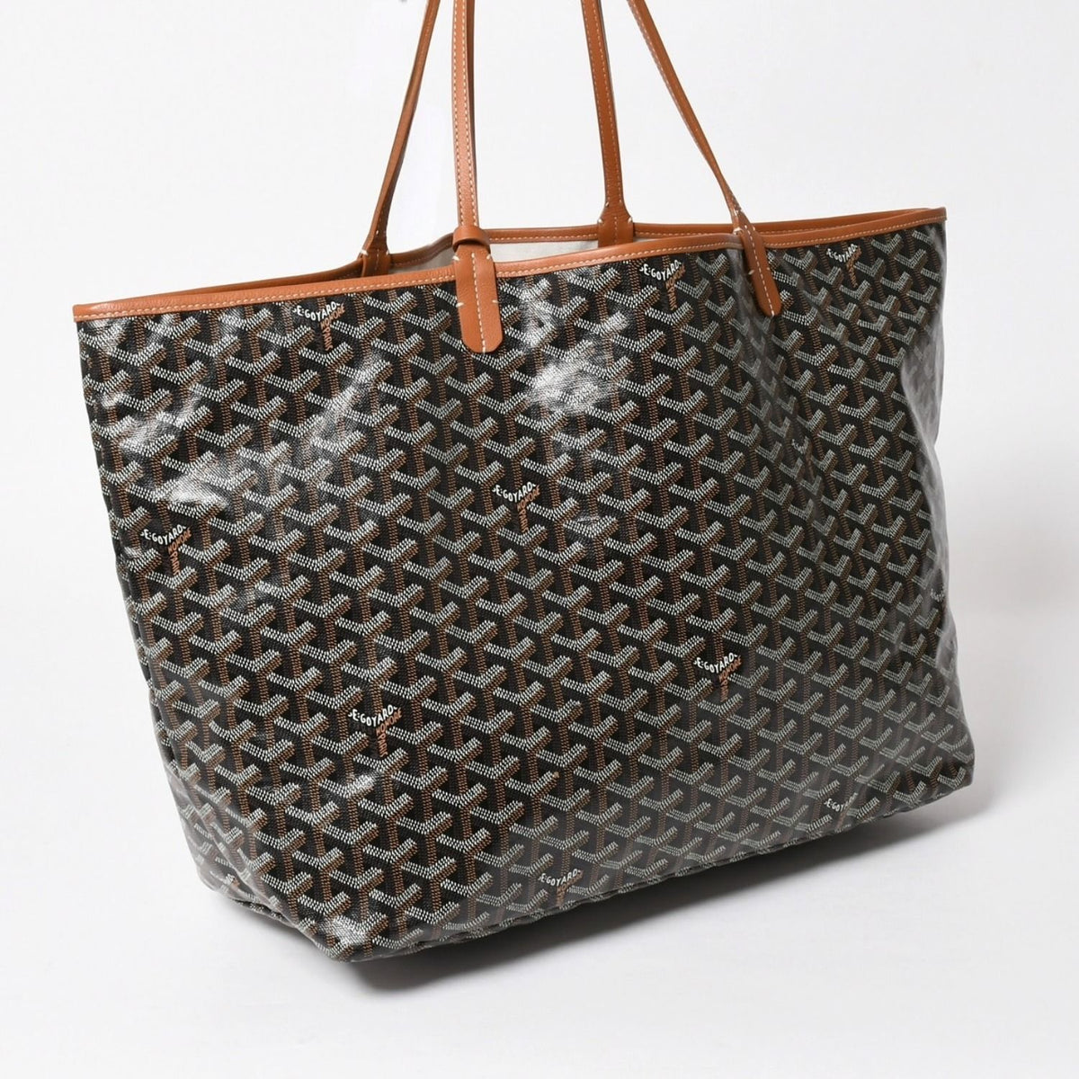 Goyard Saint Louis GM Brown Tote Bag — view 3