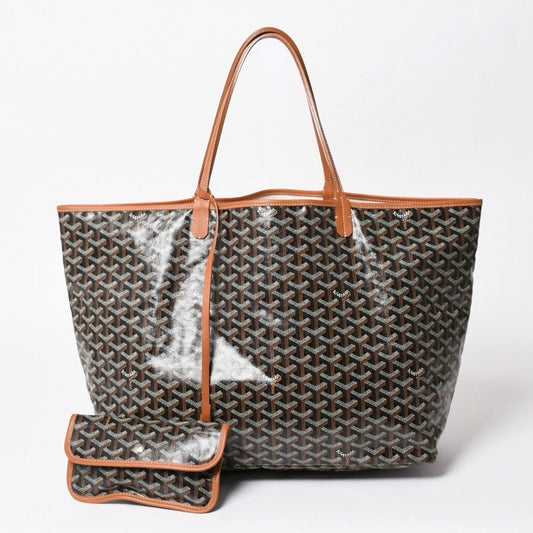 Goyard Saint Louis GM Brown Tote Bag