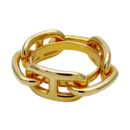 Hermes Scarf Ring Lugate Gold