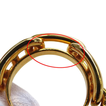 Hermes Scarf Ring Lugate Gold — view 8