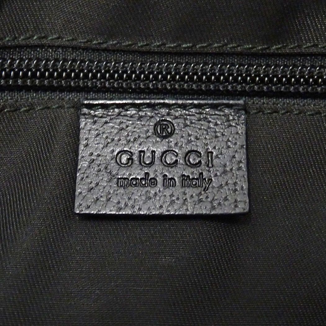 Gucci Shoulder Bag GG Canvas Sherry Black — view 6