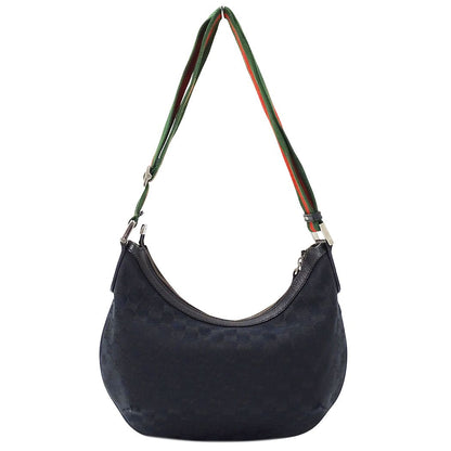 Gucci Shoulder Bag GG Canvas Sherry Black — view 2