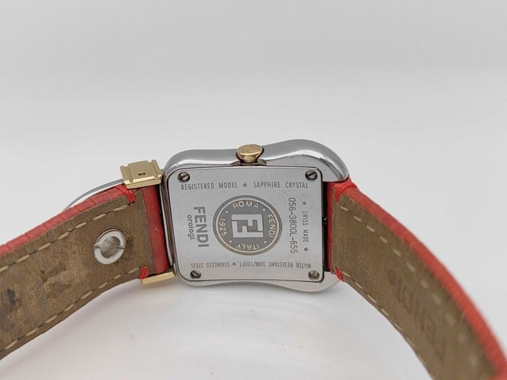 Fendi Watch Shell Dial Silver Gold Brown Stainless Steel — view 4
