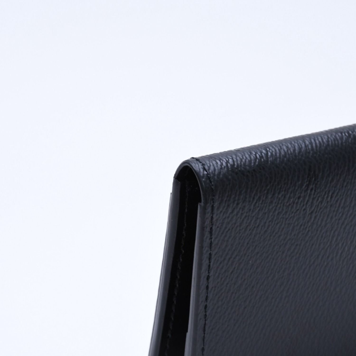 Louis Vuitton Pocket Organizer Monogram Mid Card Case Mini Wallet Black — view 8