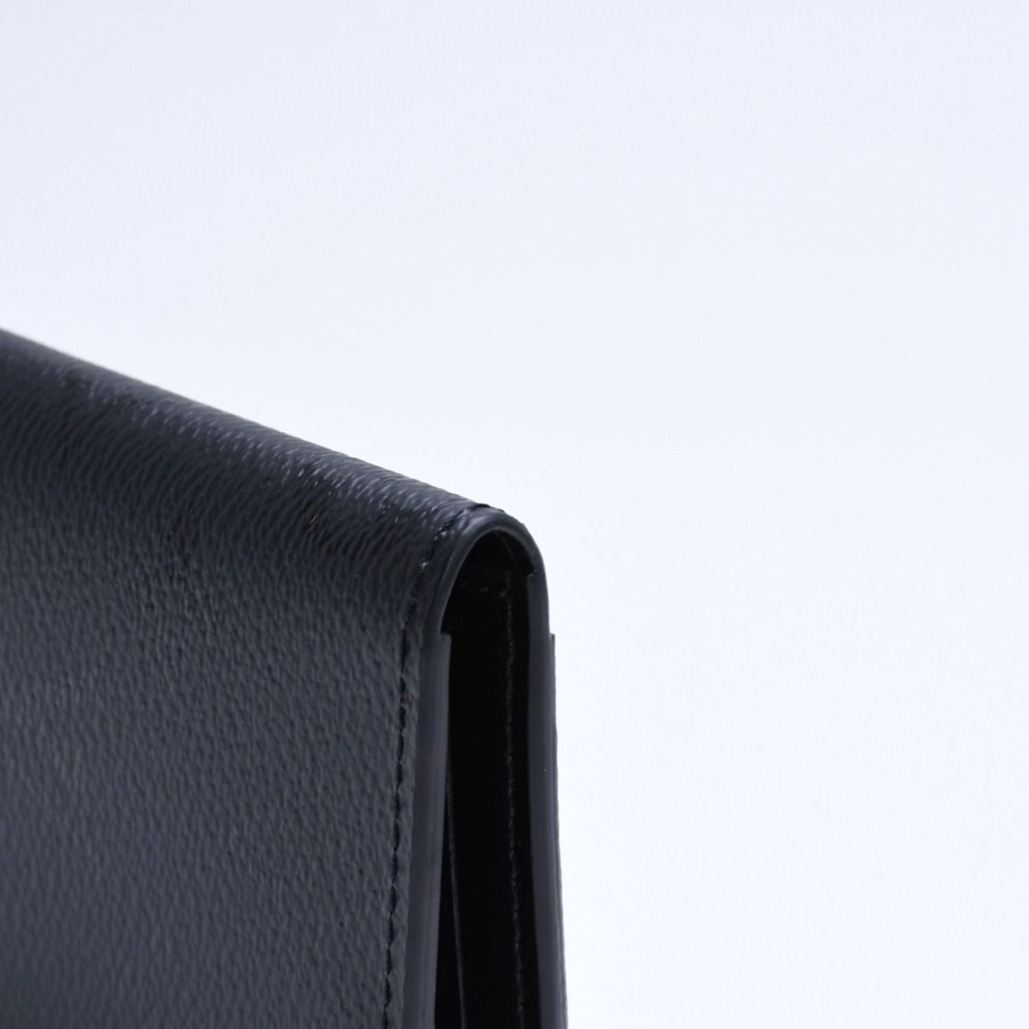 Louis Vuitton Pocket Organizer Monogram Mid Card Case Mini Wallet Black — view 6