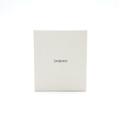 Saint Laurent Wallet Bifold Mini Black Gold Zip Stitch YSL Logo Quilted — view 8