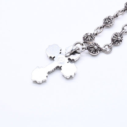 Chrome Hearts Filigree Cross XS Ball Chain Necklace — view 8