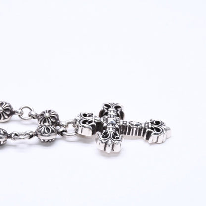Chrome Hearts Filigree Cross XS Ball Chain Necklace — view 5