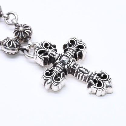 Chrome Hearts Filigree Cross XS Ball Chain Necklace — view 4