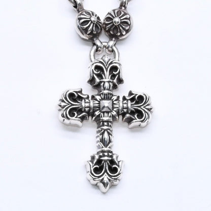 Chrome Hearts Filigree Cross XS Ball Chain Necklace — view 2