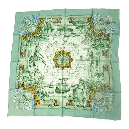 Hermes Scarf Carre 90 Thinking Back to the Age of Exploration