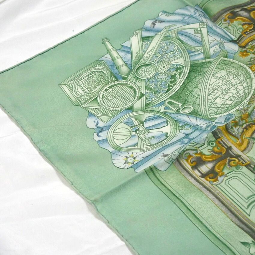 Hermes Scarf Carre 90 Thinking Back to the Age of Exploration — view 6