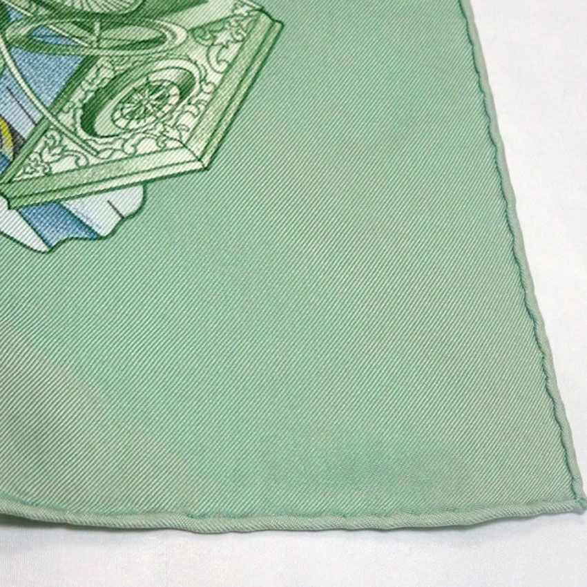Hermes Scarf Carre 90 Thinking Back to the Age of Exploration — view 8