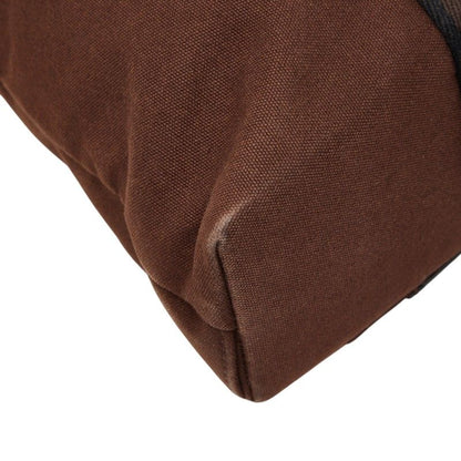 Hermes Troca Vertical Tote Brown Canvas — view 7