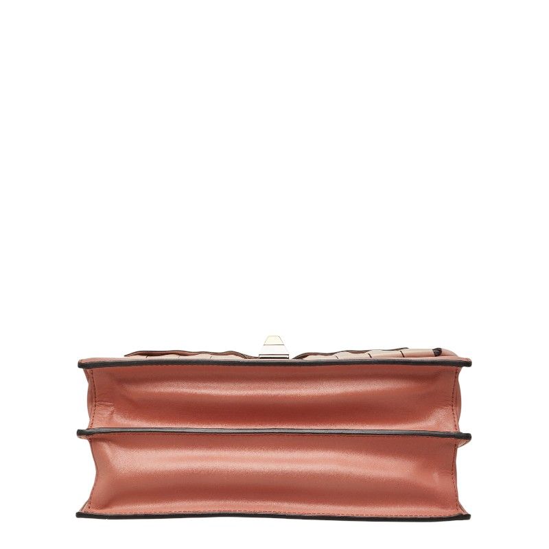 Fendi Canai Chain 2-Way Shoulder Bag Ribbon Pink Leather — view 3