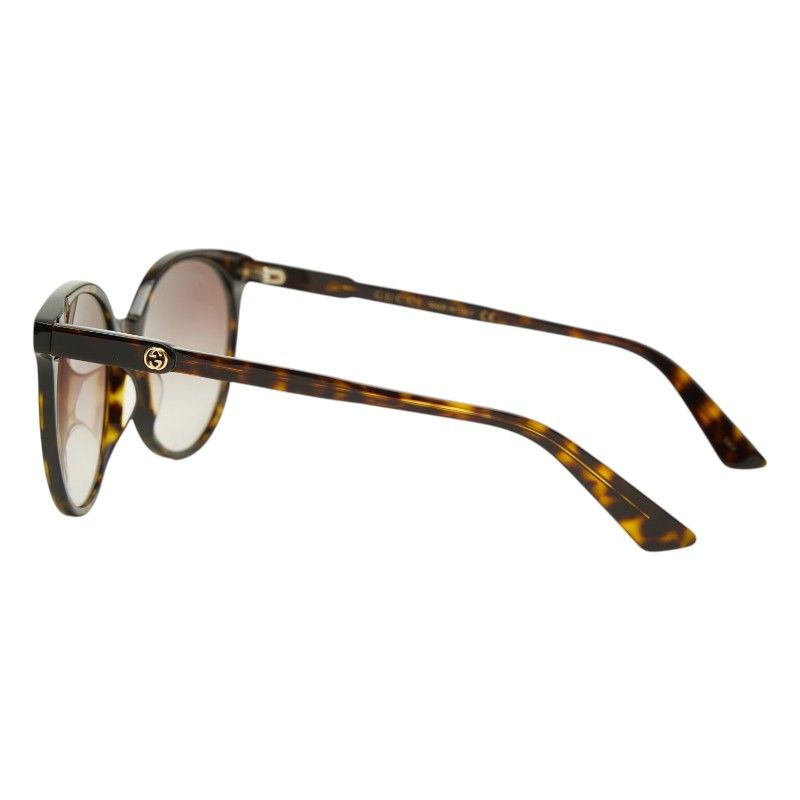 Gucci Interlocking Asian Fit Sunglasses Eyewear Brown Acetate — view 2