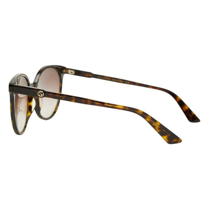 Gucci Interlocking Asian Fit Sunglasses Eyewear Brown Acetate — view 2