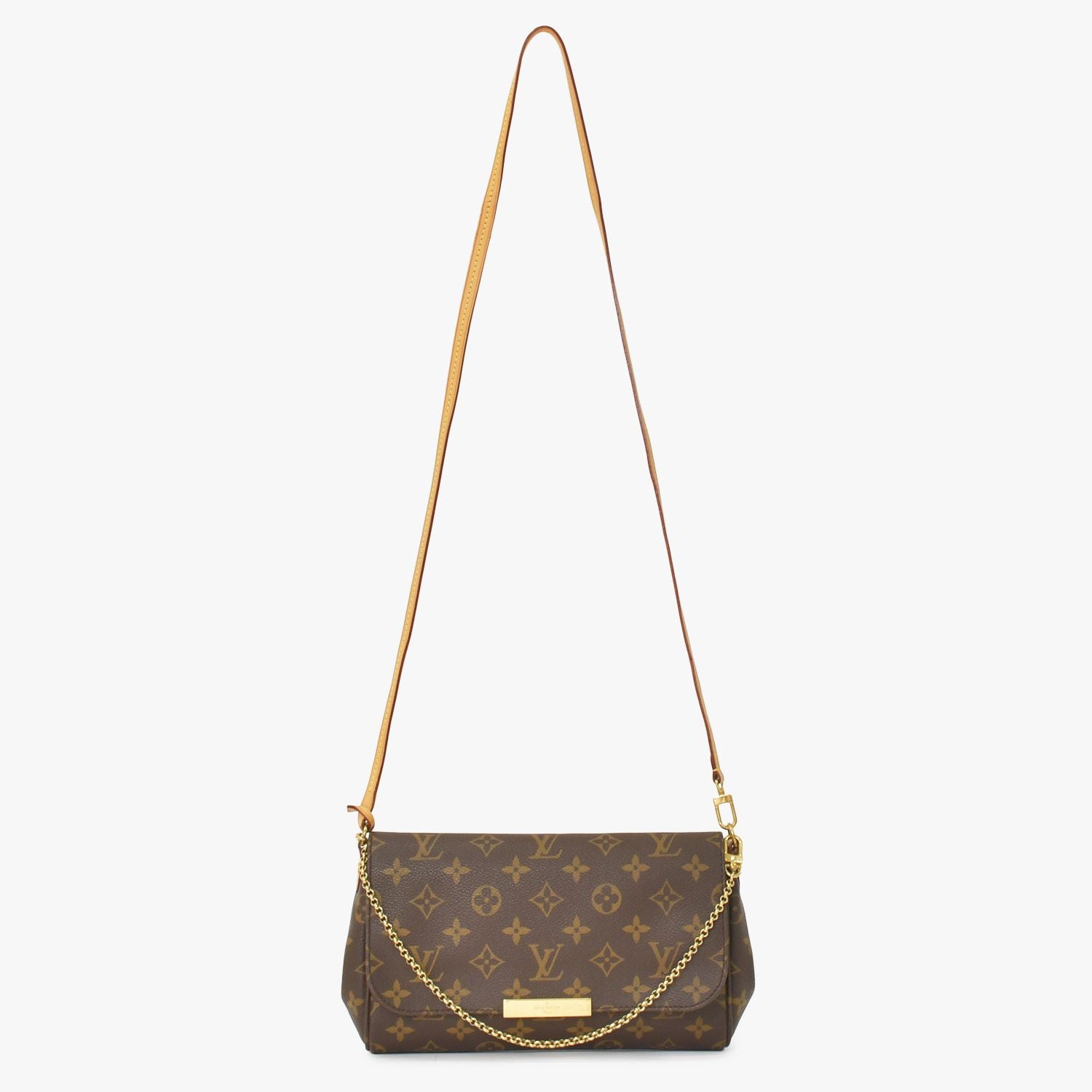 Louis Vuitton Favorite MM 2-Way Shoulder Bag Monogram Brown — view 4