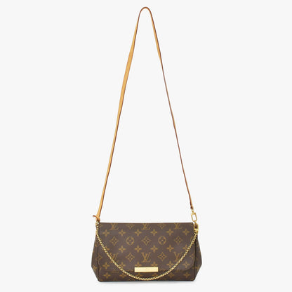 Louis Vuitton Favorite MM 2-Way Shoulder Bag Monogram Brown — view 4