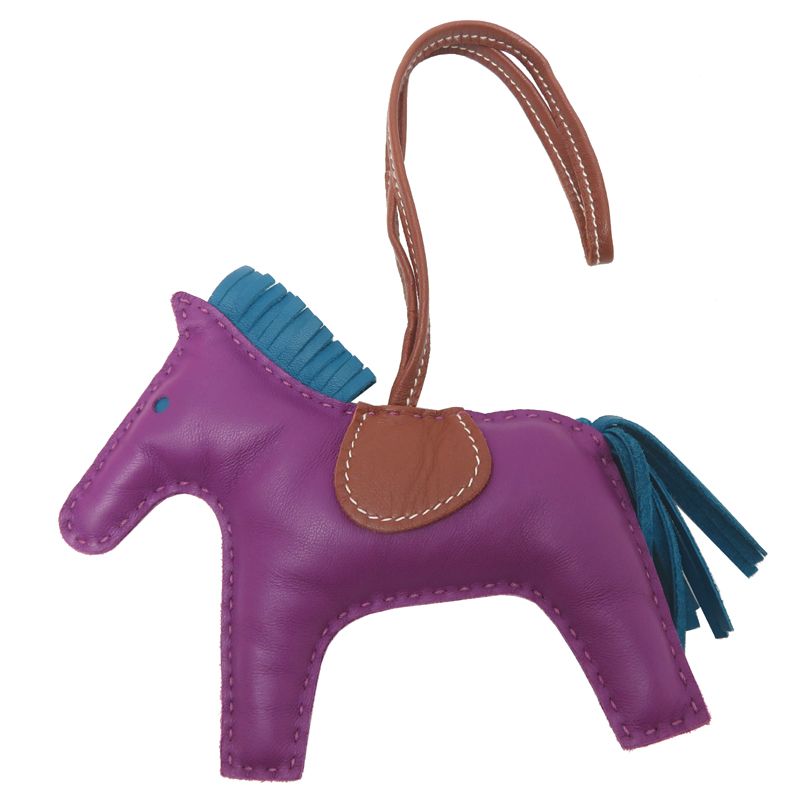 Hermes Key Holder Blue